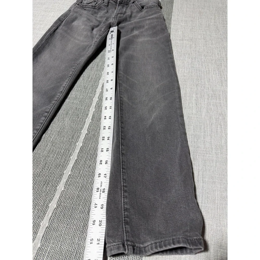Old Navy Kids Straight Built In Flex Gray Denim Jeans Size 7‎